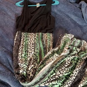 Maxi Cheetah Print Dress